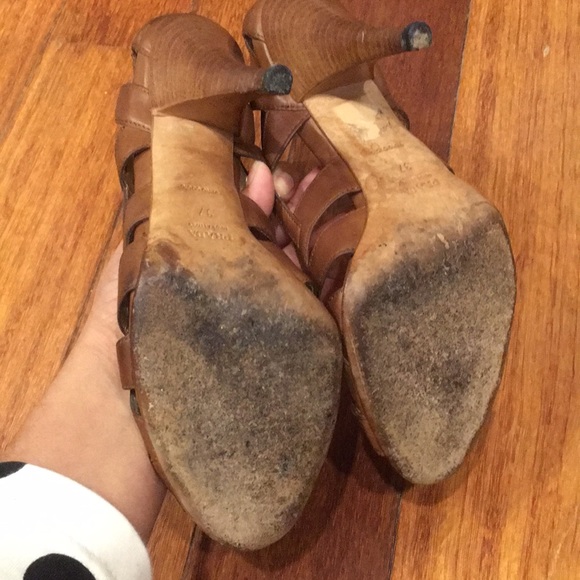 Prada Cutout Open Toe Heels - Picture 3 of 6